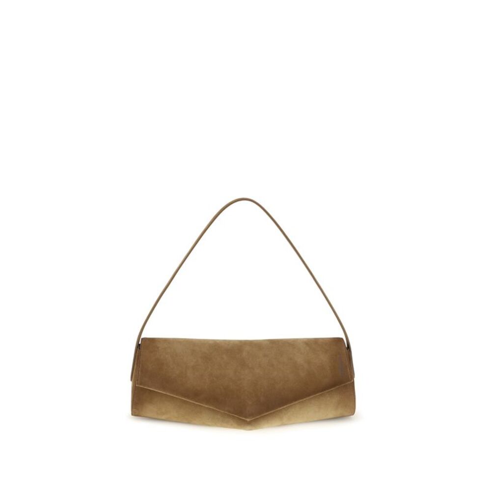 Jil Sander Women Kante Suede Shoulder Bag